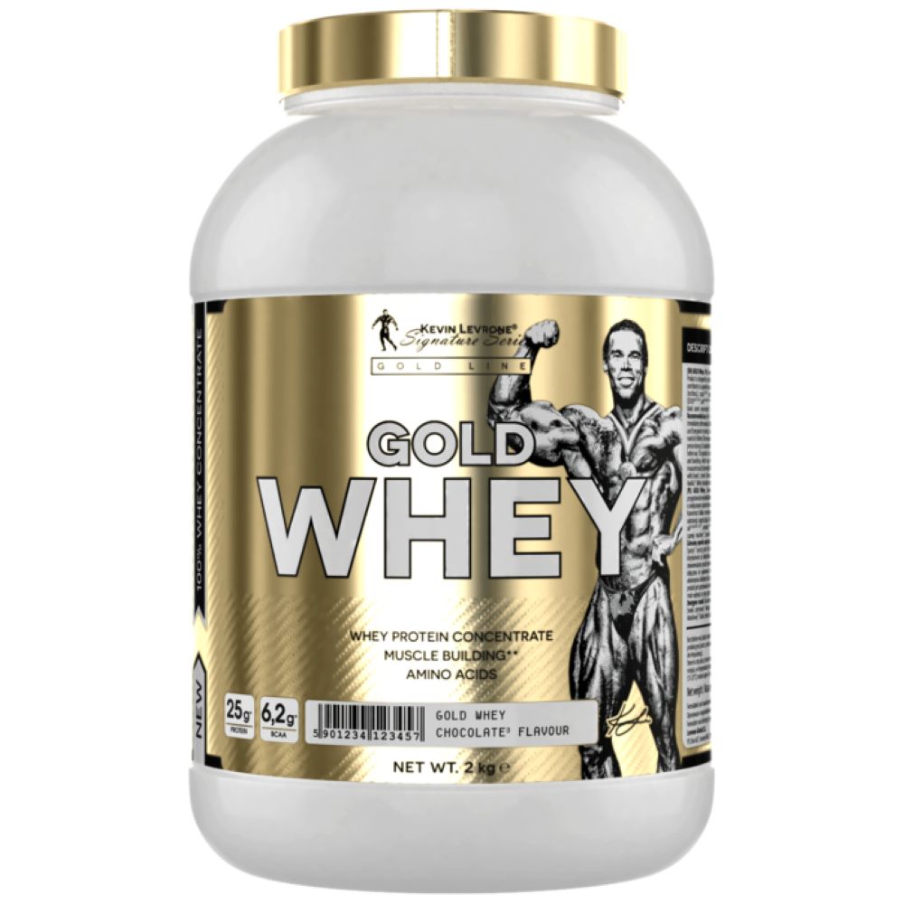Kevin Levrone 100% Gold Whey, 2 Kg, High-Quality Whey Protein Concentrate | NCLDB1502 Levrone Gold | NCLDB1502