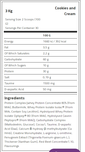 Kevin Levrone Anabolic Mass, 3 Kg, Contributes to a Growth in Muscle Mass | QEXYW3945 Levrone Black | QEXYW3945