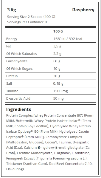 Kevin Levrone Anabolic Mass, 3 Kg, Contributes to a Growth in Muscle Mass | QEXYW3945 Levrone Black | QEXYW3945