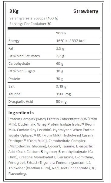 Kevin Levrone Anabolic Mass, 3 Kg, Contributes to a Growth in Muscle Mass | QEXYW3945 Levrone Black | QEXYW3945