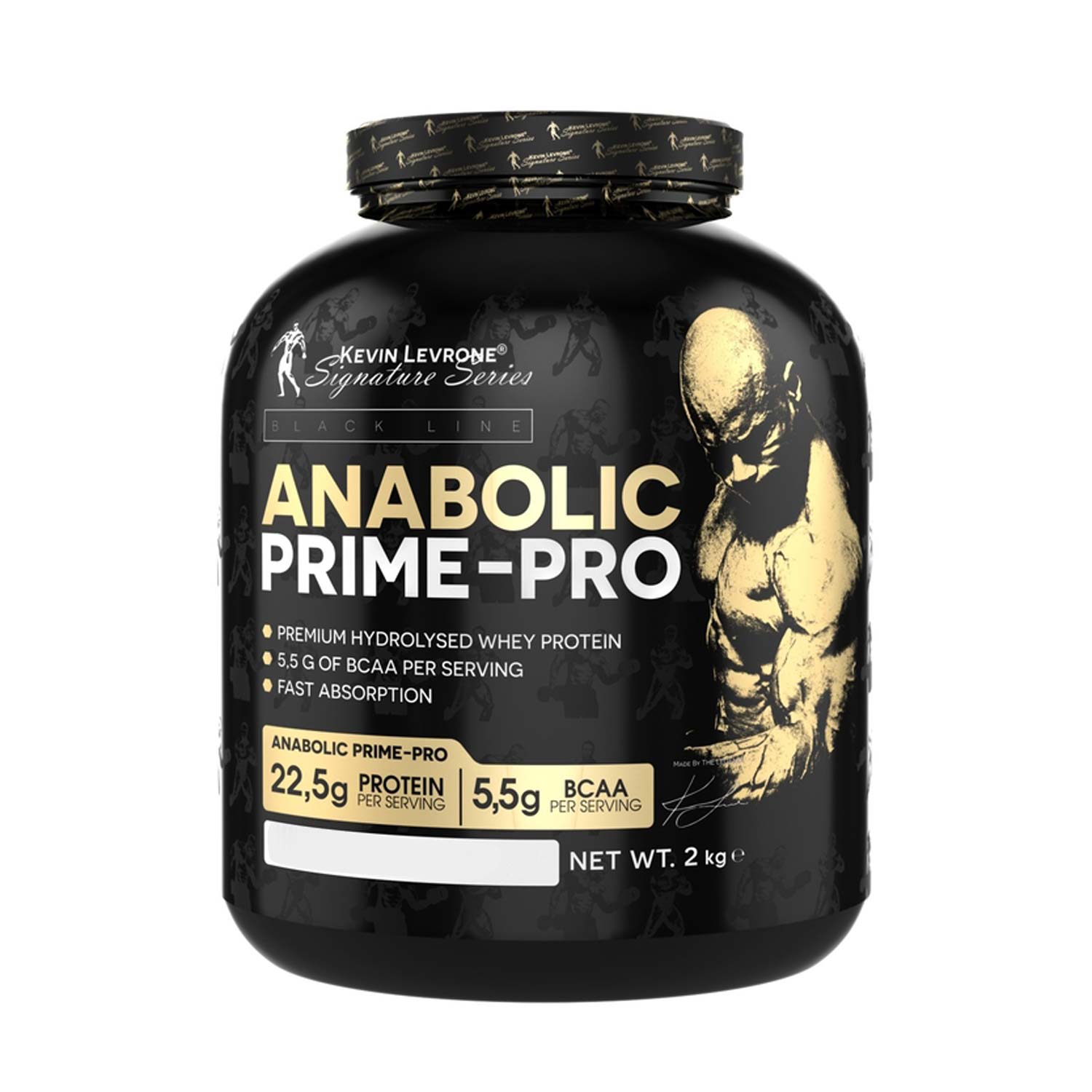 Kevin Levrone Anabolic Prime Pro Whey, 2 Kg, Premium Hydrolyzed Whey Protein | VQLPK2506 Levrone Black | VQLPK2506