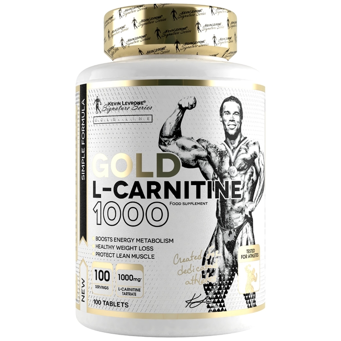 Kevin Levrone GOLD L-CARNITINE 1000 100 tablets | QLBSR7023 Levrone Gold | QLBSR7023