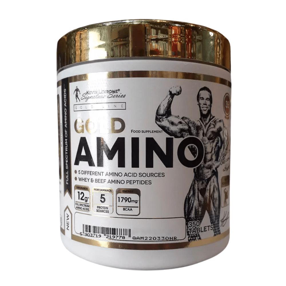 Kevin Levrone Gold Amino, 350 Tablets, 5 Different Amino Acid Sources, Increased Stamina | SBEUP8472 Levrone Gold | SBEUP8472