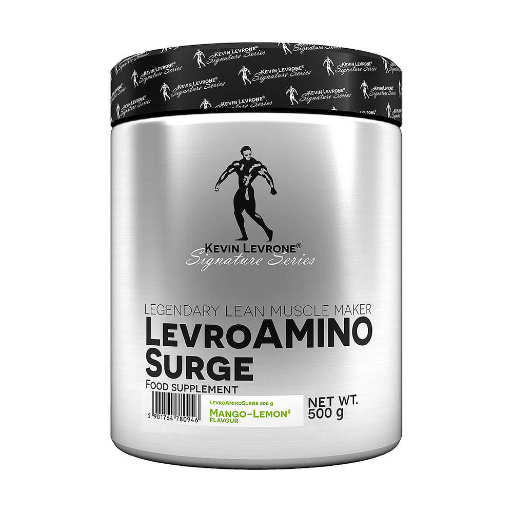 Kevin Levrone Levro Amino Surge, Mango Lemon, 500 Gm, Multi-ingredient Composition of Amino Acids | JURMC8416 Levrone Silver | JURMC8416