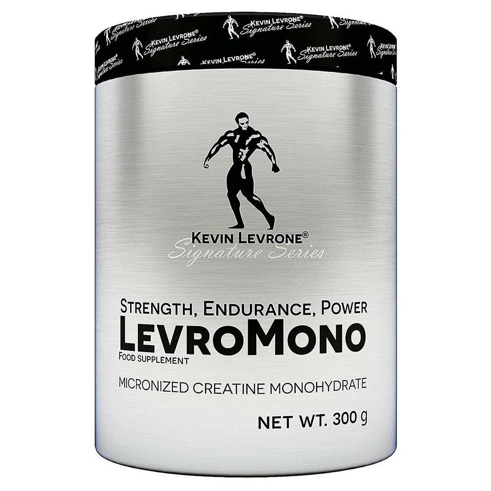 Kevin Levrone Levro Mono, Unflavored, 300 Gm, 4.5g Creatine Monohydrate, 50 mg of Beta-Glucan | EAKIQ3185 Levrone Silver | EAKIQ3185