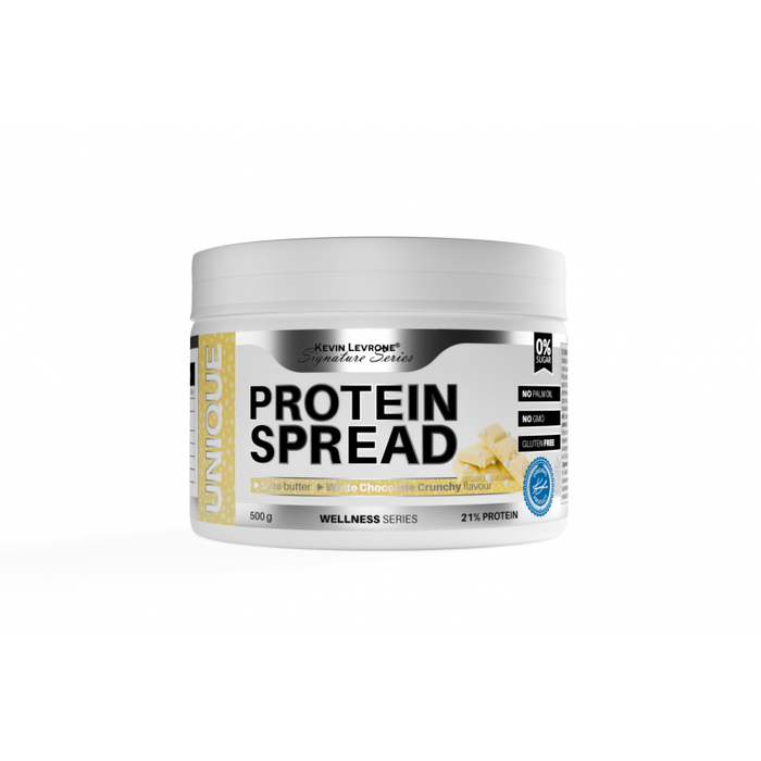 Kevin Levrone Levrone Unique Protein Spread 500g White chocolate Crunchy 5903719205061 | DINEO6259 Levrone Wellness | DINEO6259