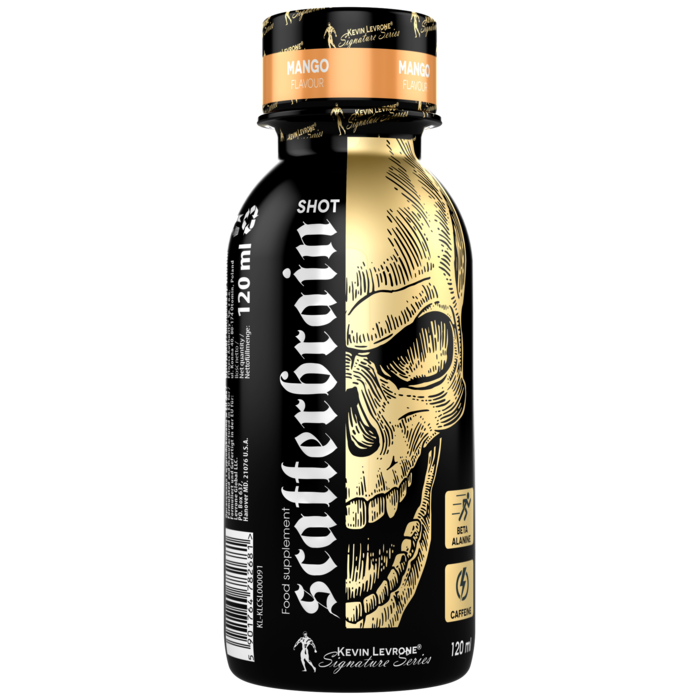 Kevin Levrone SCATTERBRAIN SHOT 120 ml (energy drink) 5903719229197 | CWZIB1960 Levrone Black | CWZIB1960