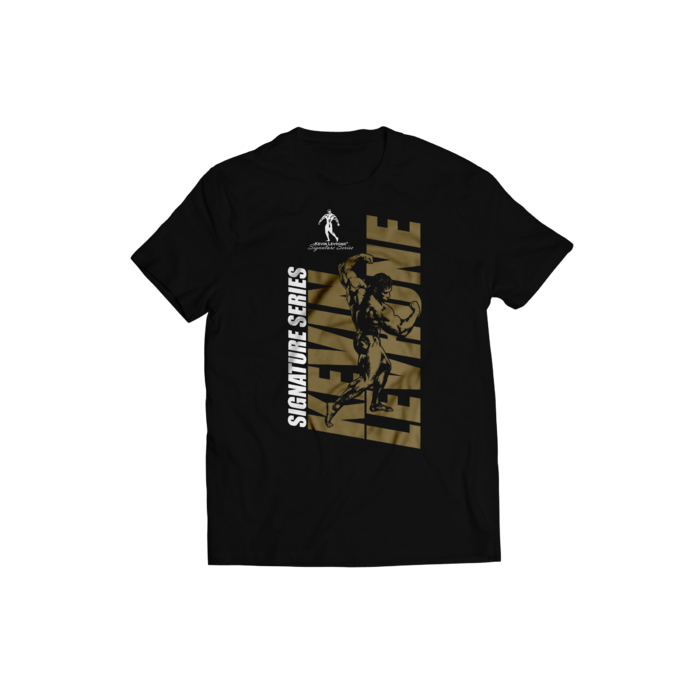 Kevin Levrone T-shirt Black/Gold logo 170 g 5903719254830 | WTQVZ0785 Levrone Merch | WTQVZ0785